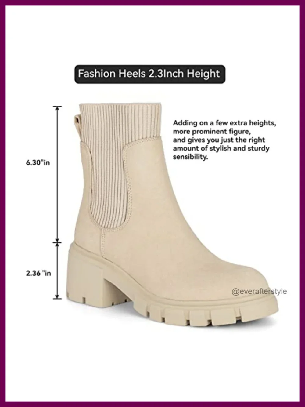 Chunky Platform Chelsea Ankle Boots Suede Sock Booties Lug Sole